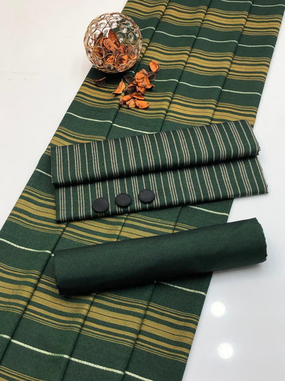 Lawn 3pc Multani Khaddi | Green