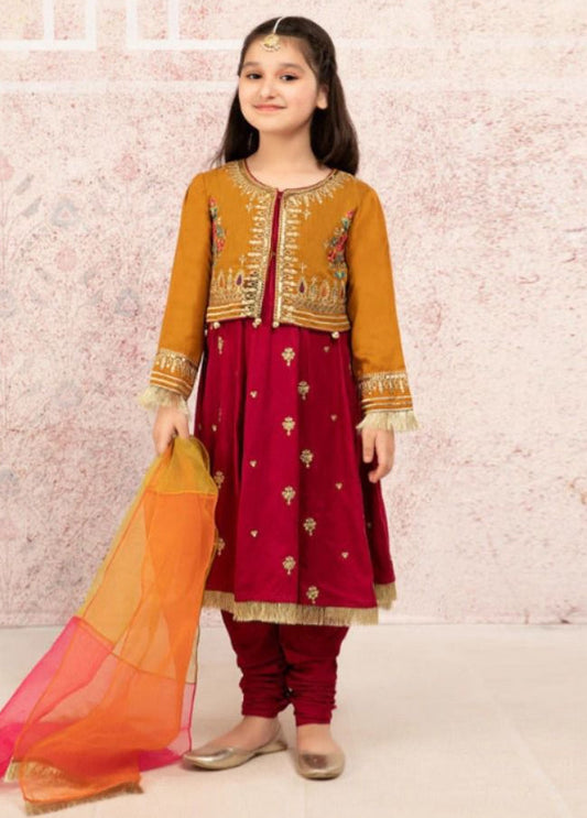 Kids Embroidered Lawn 3-Piece Suit – Summer Collection D-03