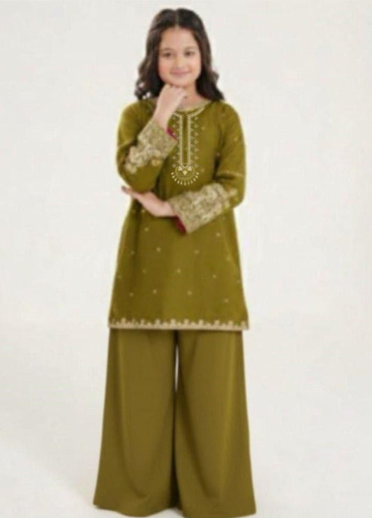 Kids Embroidered Lawn 3-Piece Suit – Summer Collection D-32